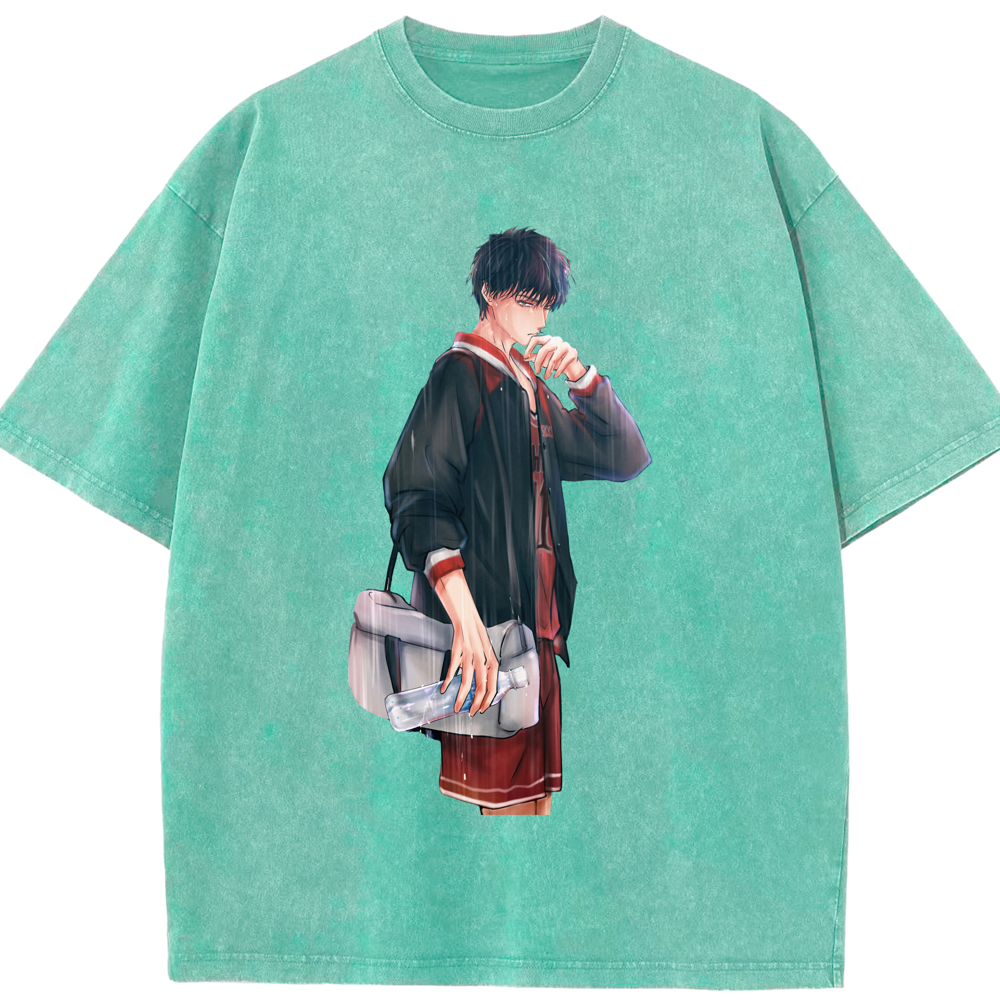 （画像用） SLAM DUNK／スラムダンク 綿100% ヴィンテージ風 半袖Tシャツ（フロントプリント）